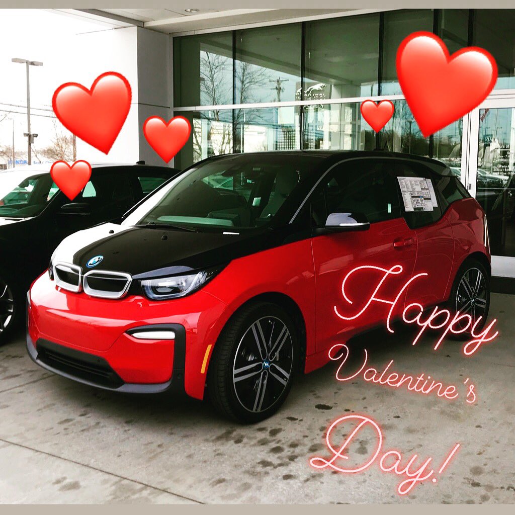 HendrickBMW's tweet photo. Ride in style this Valentine’s Day! #happyloveday #valentinesday #love #lovemonth #hendrick #hendrickbmw #hendrickcars #hendrickcares #bmw #bmwusa #bmws #bimmer #bimmers #bimmerusa #ultimatedrivingmachine #cars #luxury #luxurycars #bmwi #i3 #bmwi3 #melbournered https://t.co/mqmlxmKVOF