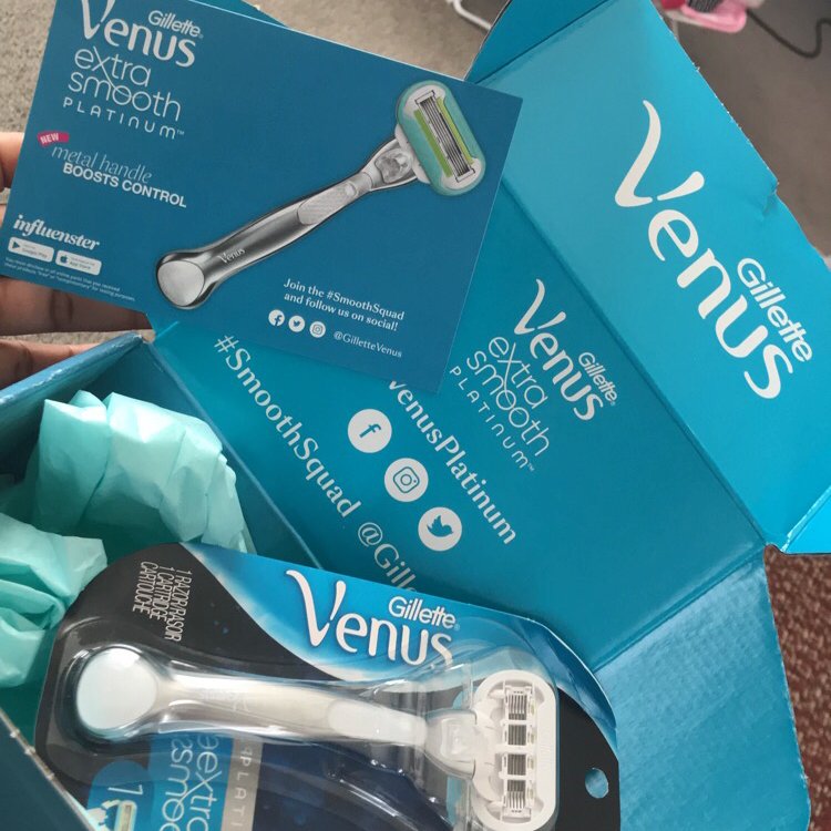 lulpapikasss's tweet photo. Got my Venus Gillette razor from @Influenster!! Super excited to try this out and see what results I get! https://t.co/63bHtVliK3
