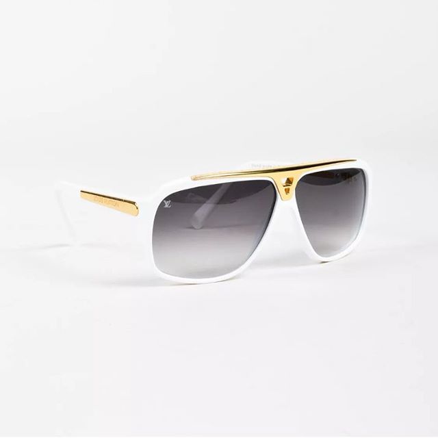 Louis Vuitton Evidence sunglasses Z0351W/ White/gold