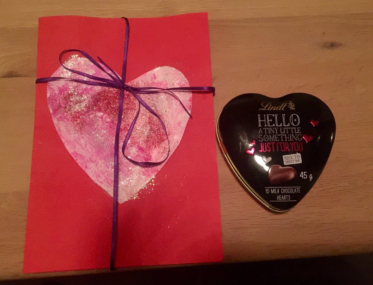 MissJoEdwards's tweet photo. When you're about to write off Valentine's Day as card manufacturers' pap & then get home to this from your nephew & niece 💕#yesitcounts https://t.co/Flm21zn9dB