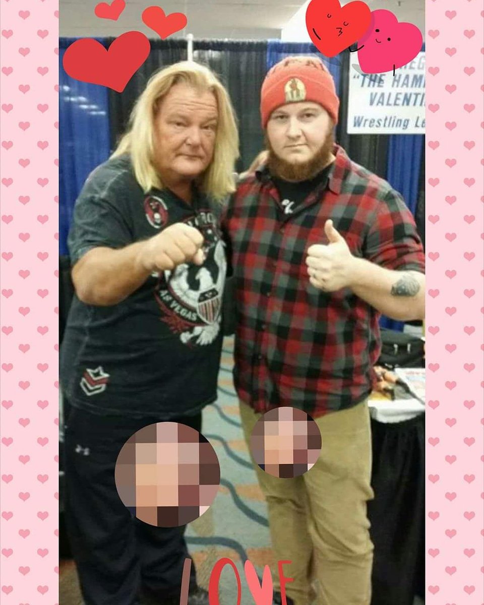 CaptainCatfeesh's tweet photo. Happy Greg "The Hammer" Valentine's Day!!! @HeyHeyItsConrad @WHWMonday @bruceprichard @EandCPod @RealKingRegal @EdgeRatedR @Christian4Peeps https://t.co/AQVRZnzPVs