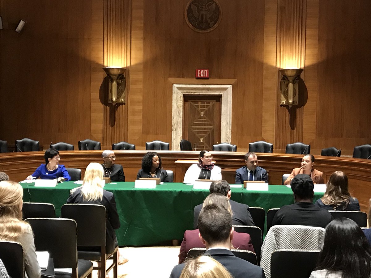 epsODU's tweet photo. The #TQPBriefing is in full swing! @ODU Dean Jane Bray is moderating a full panel about the federally-funded grant program that supports the training and preparation of teachers for high-need schools and subject areas. @AACTE https://t.co/K505gdiET0