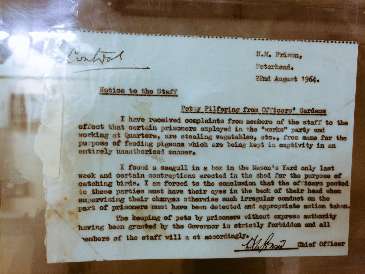 leighis's tweet photo. Insight of goings on in #peterheadprison #museum 1964 https://t.co/EO2JKy4Ria