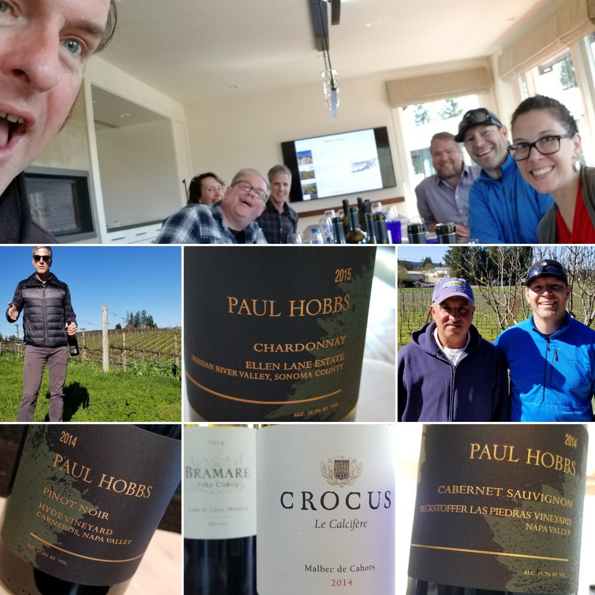 SawyerSommelier's tweet photo. Prune this! Pics from a fun day in the vineyards w/fellow #wine pros, tasty bites & and delicious gems from #PaulHobbsWinery ! #SawyerSomm #TheSommelierFiles #PinotNoir #Chardonnay #RussianRiverValley #RRV35th #RRVWinegrowers #Cabernet #Malbec #PaulHobbsImports #ChambersWines https://t.co/0ZXlOai59y