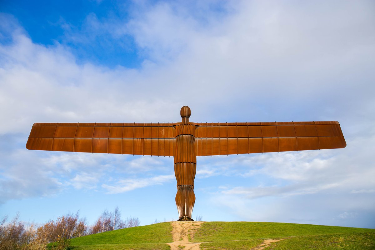 gateshead's tweet image. Happy Birthday Angel of the North - 20 today An exciting milestone for an iconic landmark #angel20 #Gateshead