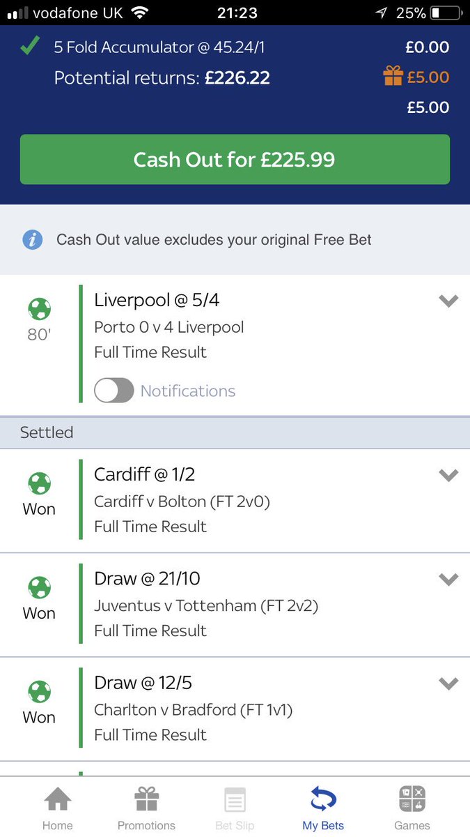 Cheers @LFC @SkyBet #lovesabet #dontcashout