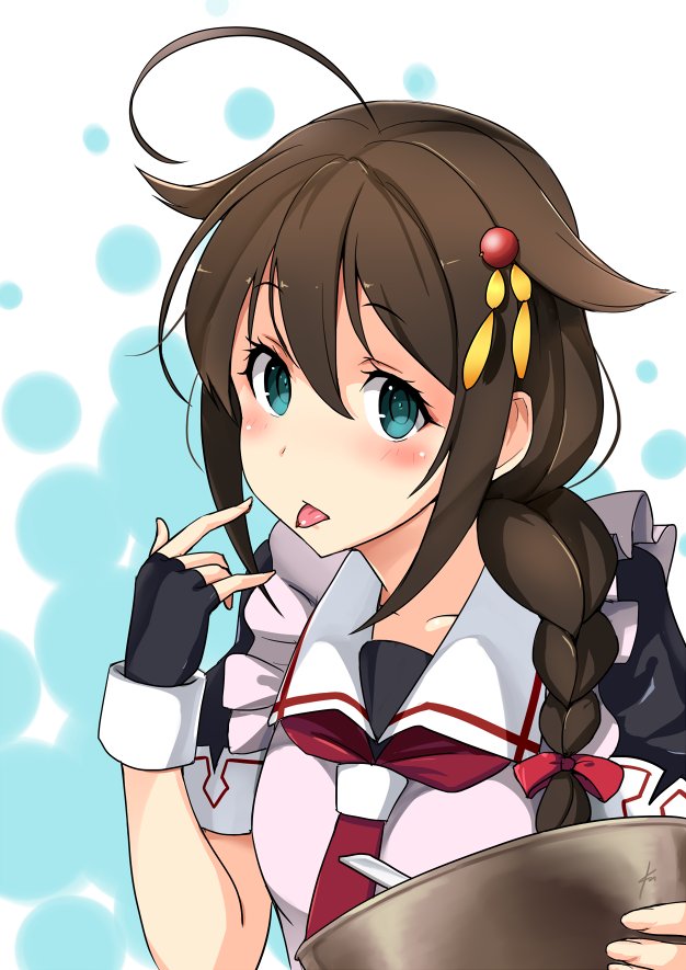 エビゾメ 今日の落書きは艦これより時雨 バレンタイン仕様