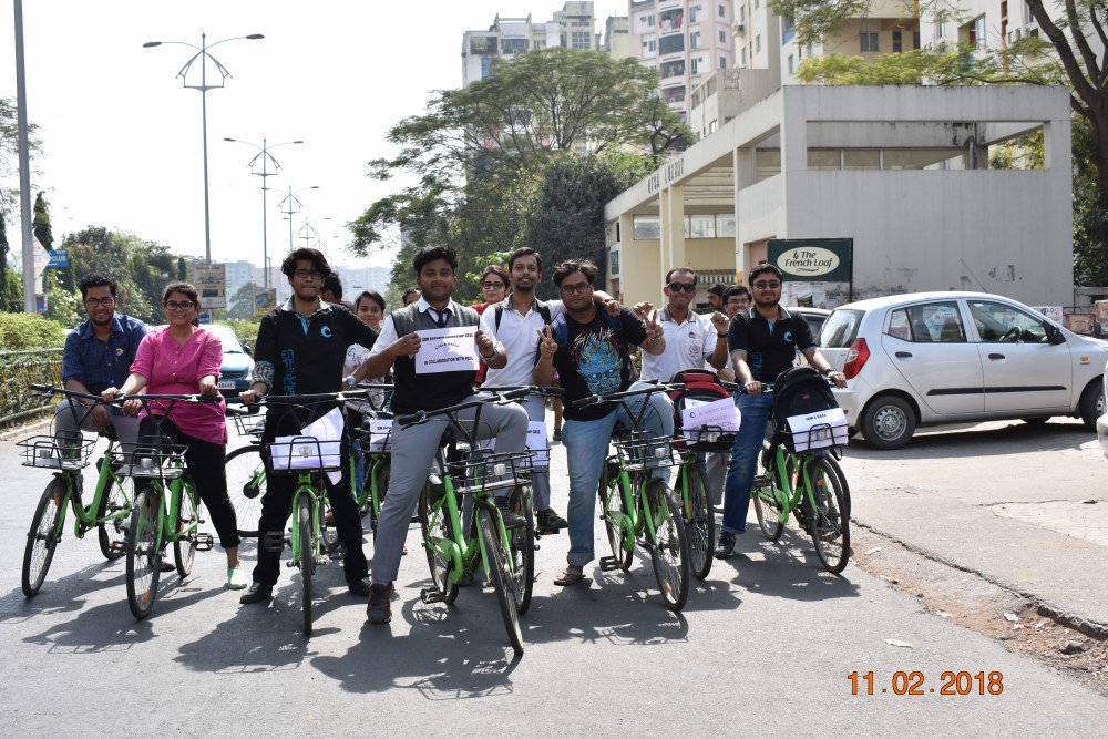 ecell_iem's tweet photo. On the second day of the NEN E-Week, the IEM E-Cell organized it's first ever cycle rally, in association with PEDL by Zoomcar. A fun and healthy activity for all the budding entrepreneurs in our midst! 
After all 'All work and no play makes Jack a dull boy'.
#IEMECELL #NENEWEEK https://t.co/UcSDOYV1cE