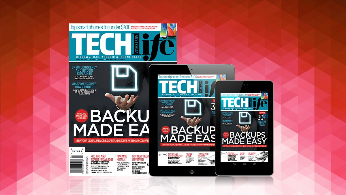 Techlifer's tweet image. Make backing up your digital life easy with the March issue of TechLife! Keep your memories safe and secure with our comprehensive superguide. Plus, top smartphones for under $400: flagship features at a budget price! And grab the best Amazon AU deals.