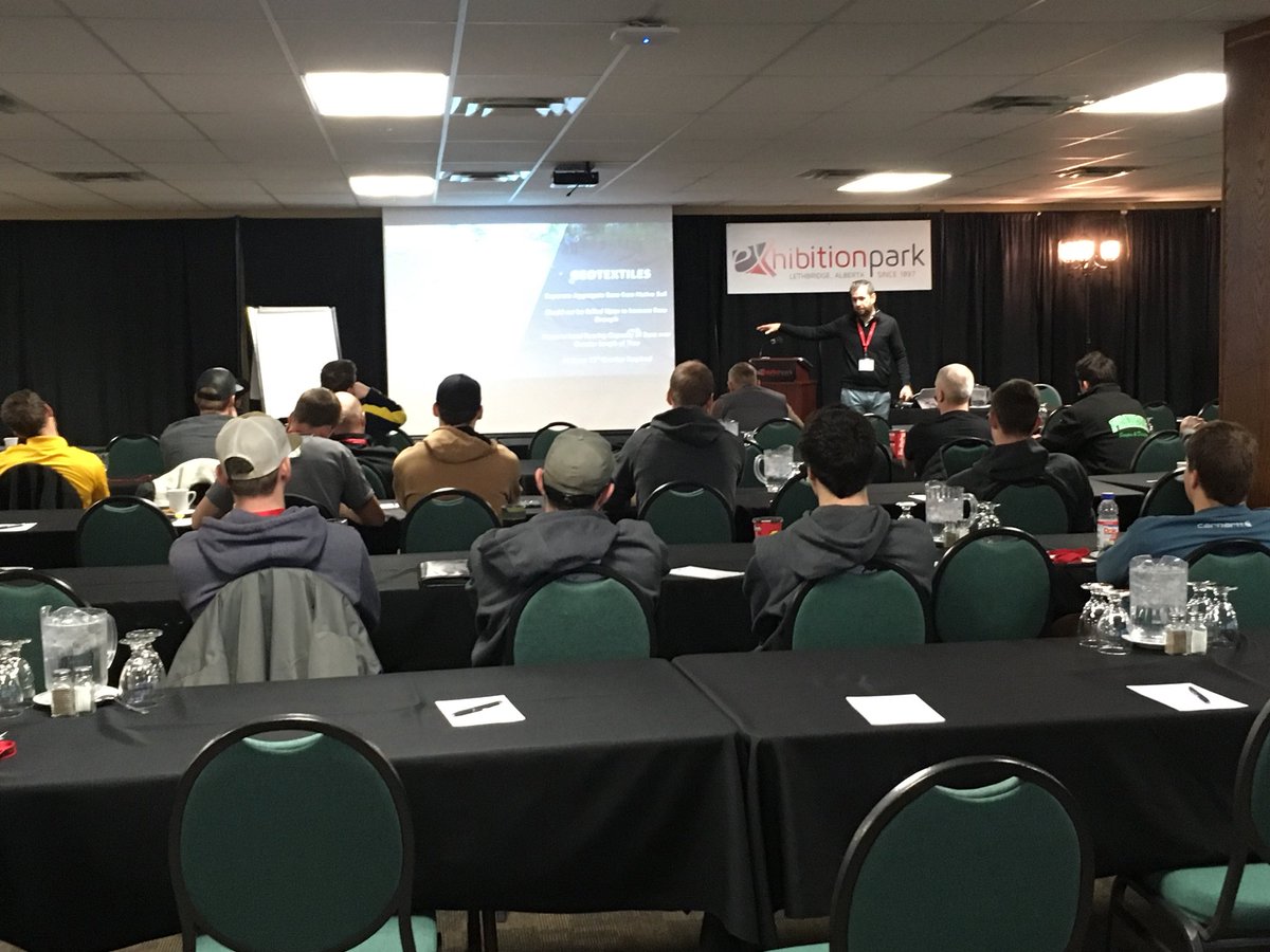 SiteOneCanada's tweet photo. And we’re off and running at our #ContractorExpo2018 here in Lethbridge, AB! The amazing Anthony Militano from @barkmanconcrete doing what he does best. On the mic 🎤 https://t.co/heNTL2nJIP