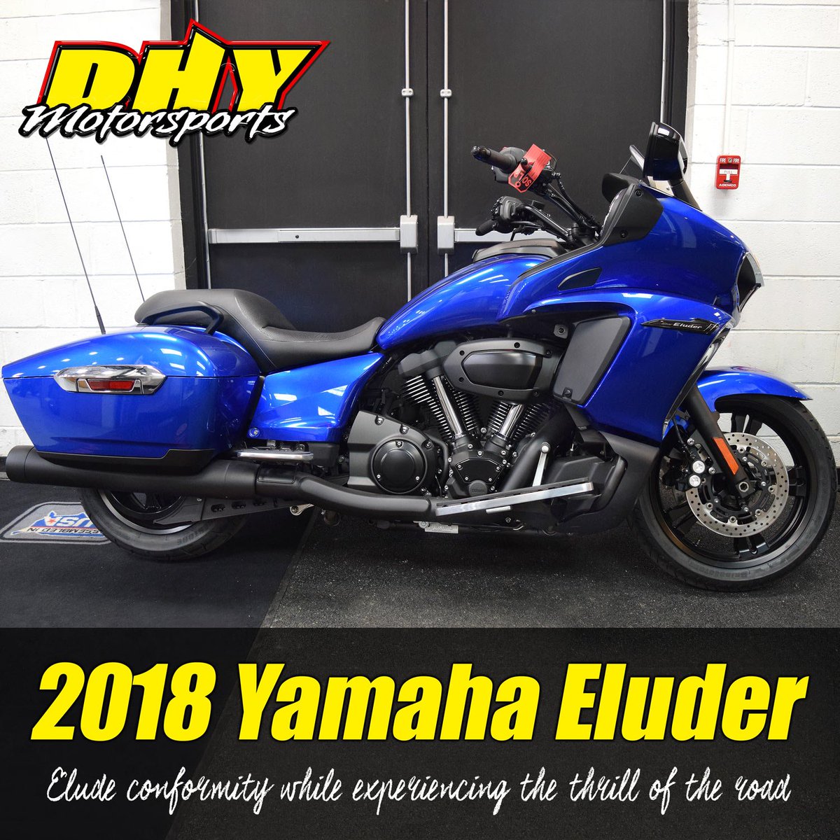 DHYNJ's tweet photo. We just received this 2018 #Yamana #Eluder and it's already sold. The Eluder combines huge-emotional V-twin performance, class redefining handling, modern styling and the latest infotainment technology. Check it at #DHYMotorsports. More info at https://t.co/MMf4KOVFmu https://t.co/4LsH5Cg2uc