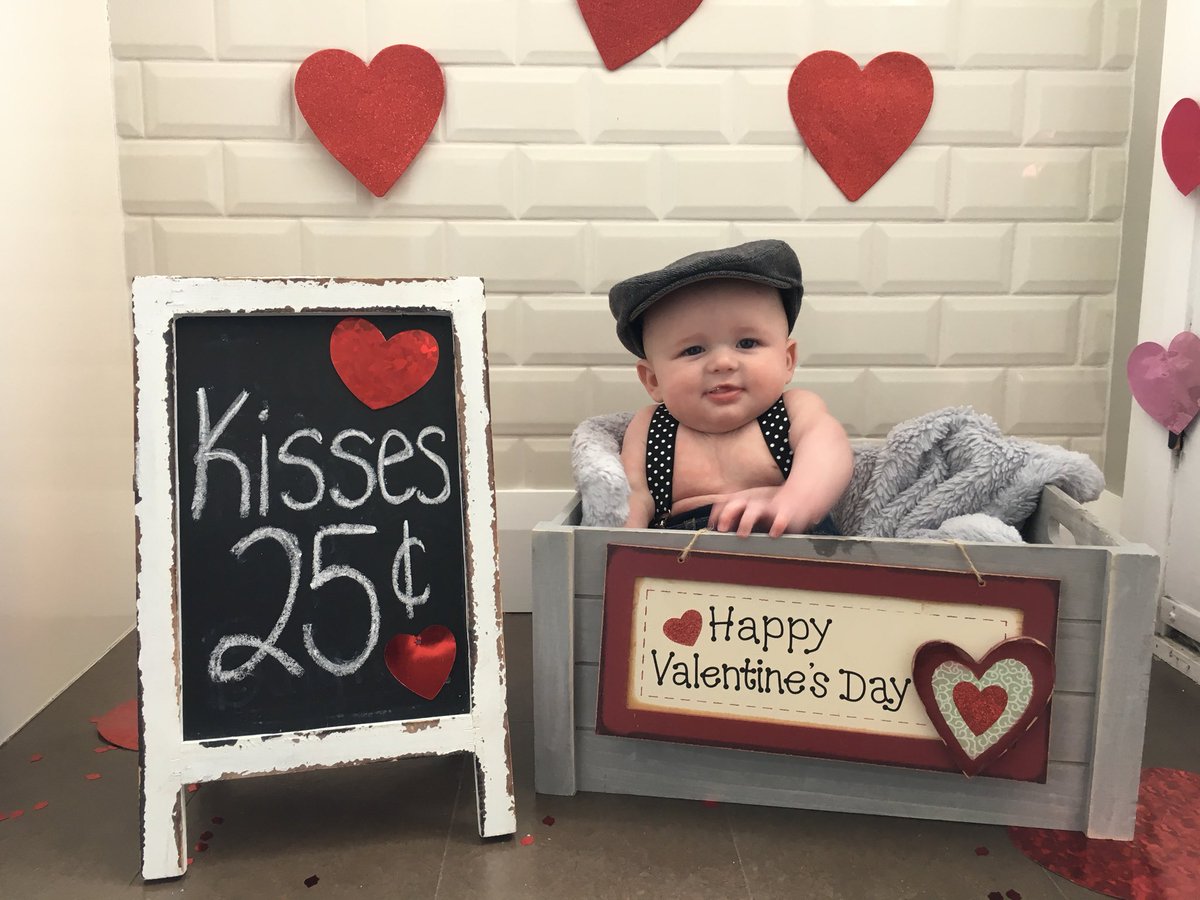 AuntJessie16's tweet photo. @KevinFrankish Happy Valentines Kevin, from our two Valentines Carleigh and Fletcher. We love starting our mornings off by watching you and the rest of the BT crew! https://t.co/pdjai8FDyP