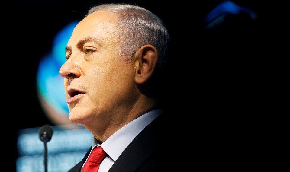 TheAtlantic's tweet photo. There are two things that will determine Benjamin Netanyahu's fate. @natansachs reports: https://t.co/9HOlaWbBNi https://t.co/rF5mD7uQfQ