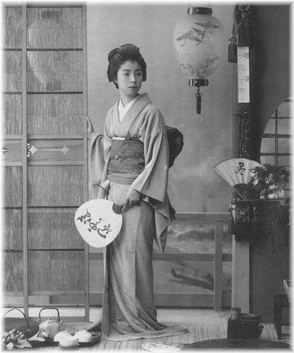 明治時代のミスコンで 髪を結わないのは稀有 とされていた当時に大胆に髪を下ろした姿で話題になった女性が素敵 Togetter