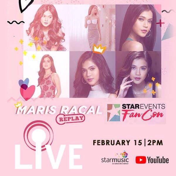 StarMusicPH's tweet photo. Watch the replay of Maris Racal's Fan Con today, 2pm on our YouTube channel!! #MarisFanConReplay

https://t.co/GJB9Jt46Rq https://t.co/u9xsniZ5NM