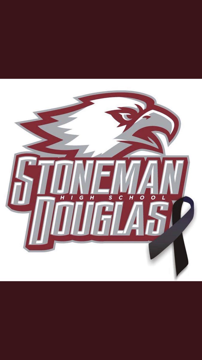 Our thoughts and prayers go out to our fellow Stoneman Douglas friends and family 🙏🏼🙏🙏🏽🙏🏾🙏🏿#EaglesStrong