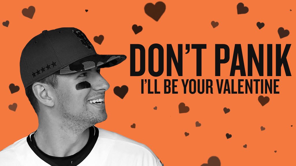 🧡🖤🧡🖤  #ValentinesDay | #SFGiants https://t.co/S0Vmxc1ZjN