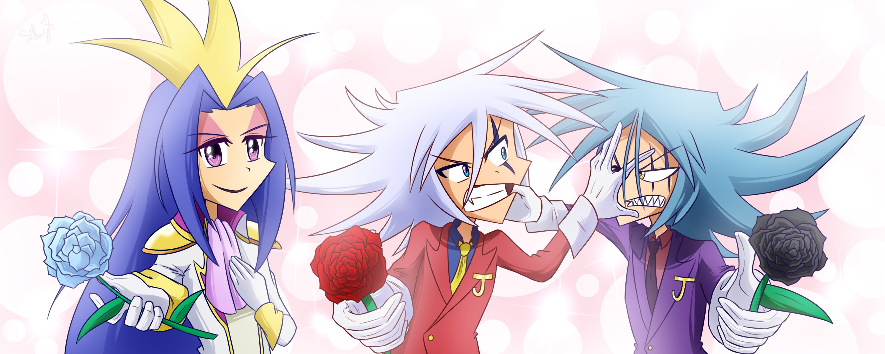 𝑀𝓎𝓈𝓉𝓮𝓇𝓎 𝑀𝒾𝓈𝓉 Raffle Time Happy San Valentine Sanvalentin18 3 Roses From Three Handsome Boys 怪盗ジョーカー スペード シャドウ ジョーカー T Co Mccluhsxfe Twitter