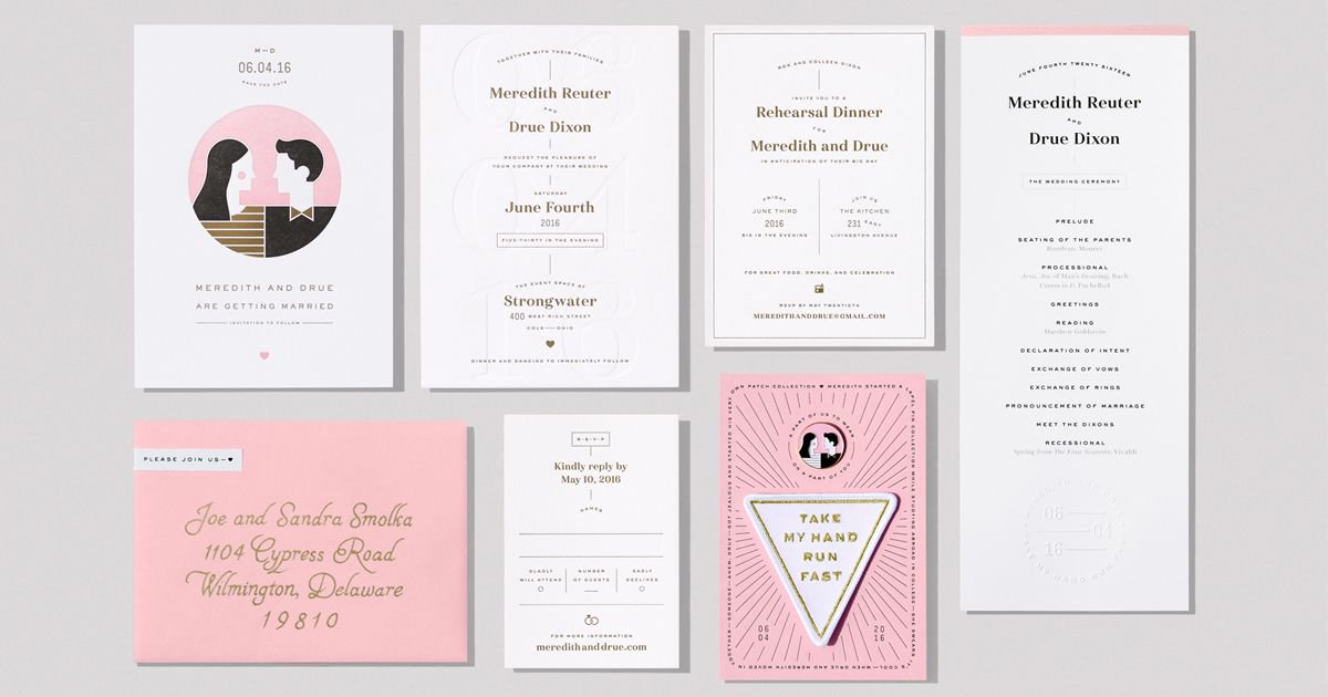 printmag's tweet photo. Award-Winning #Wedding Suite: The Dixon Wedding chosen by judge Aaron Draplin.
https://t.co/ncyqBxJVey #Midwest #ValentinesDay https://t.co/x41NBrhMk5