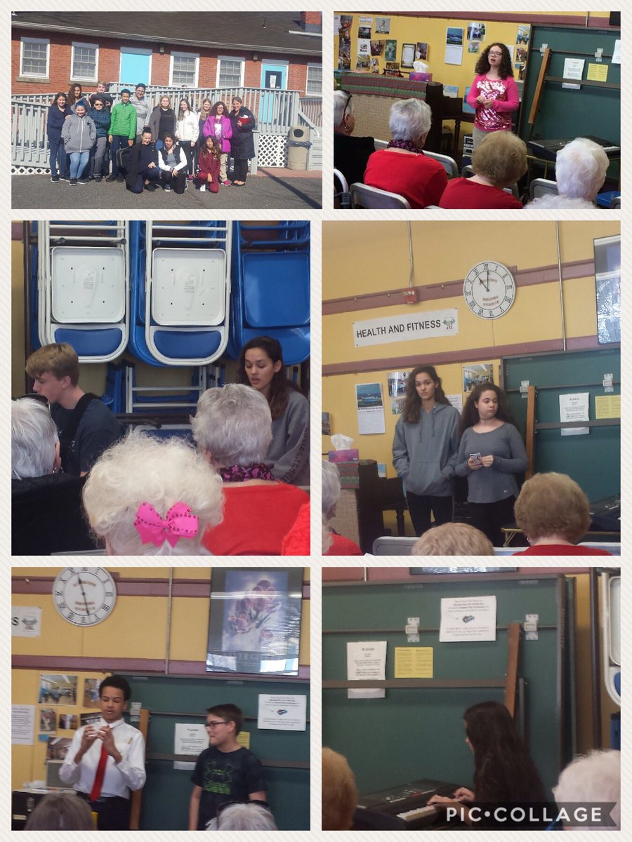 Aandrews_KPSD's tweet image. NJHS students gave back to their community by performing a Talent Show at the Senior Center. The students did an excellent job!
