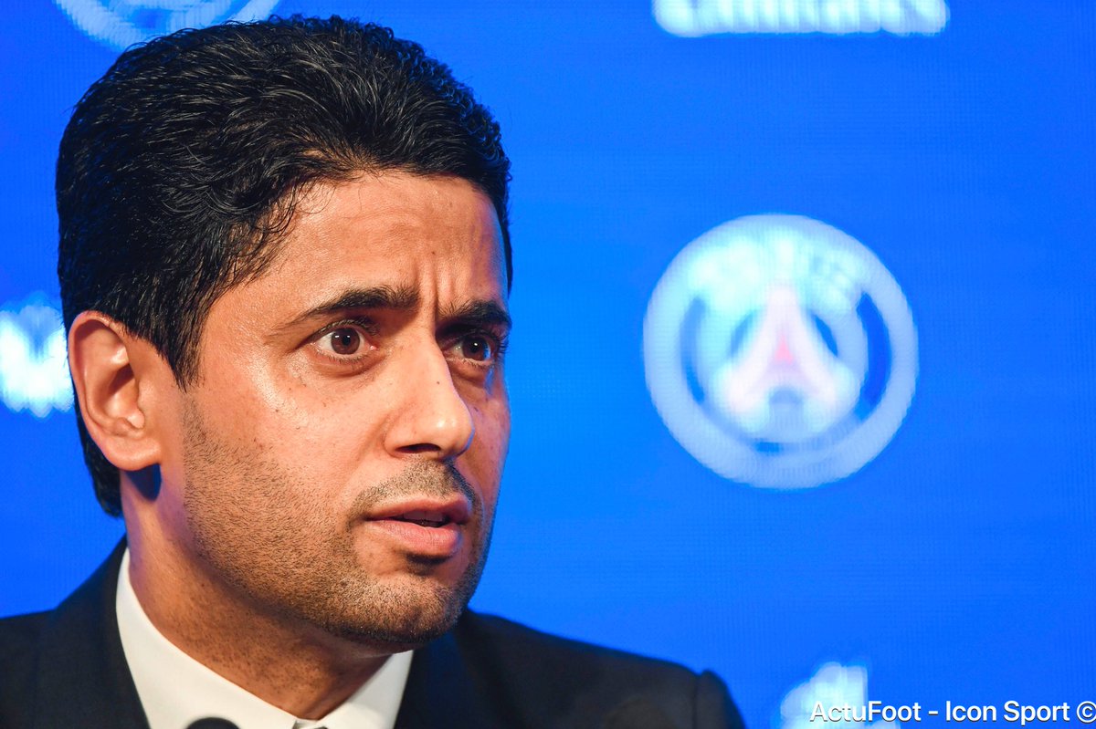 ActuFoot_'s tweet photo. Nasser Al-Khelaïfi : « Je ne dis pas qu'on a perdu à cause de l'arbitre. Mais il a fait une différence. L'année, contre Barcelone, il y a déjà eu l'histoire de l'arbitre. Aujourd'hui encore. » https://t.co/CWlPyKQaZS