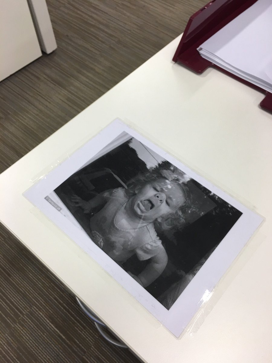 mandajrobinson's tweet photo. Iโm hoping this picture will dissuade people from sitting on the corner of my desk. #nobumsallowed #iworkthere https://t.co/2O2CxSVyDM