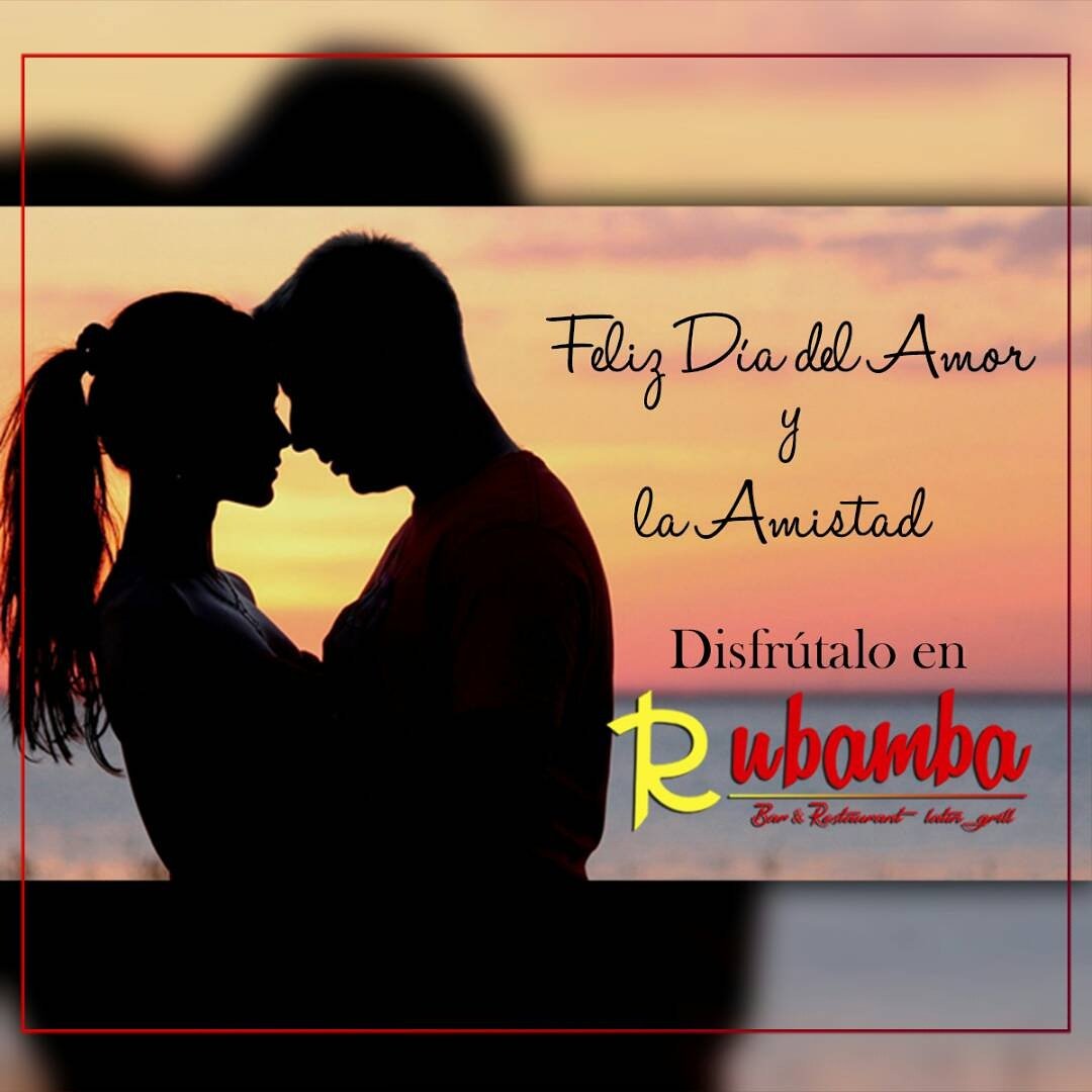 RubambaRestaura's tweet image. Feliz #DíadelAmorYLaAmistad
desde #Rubamba deseamos que este día sea especial, y esta noche tenemos para ustedes el mejor ambiente con un exquisito toque, nuestro #MenúSanValentín ¡Perfecto para compartir momentos inolvidables! ¡Celebremos el Amor y la Amistad en Rubamba!