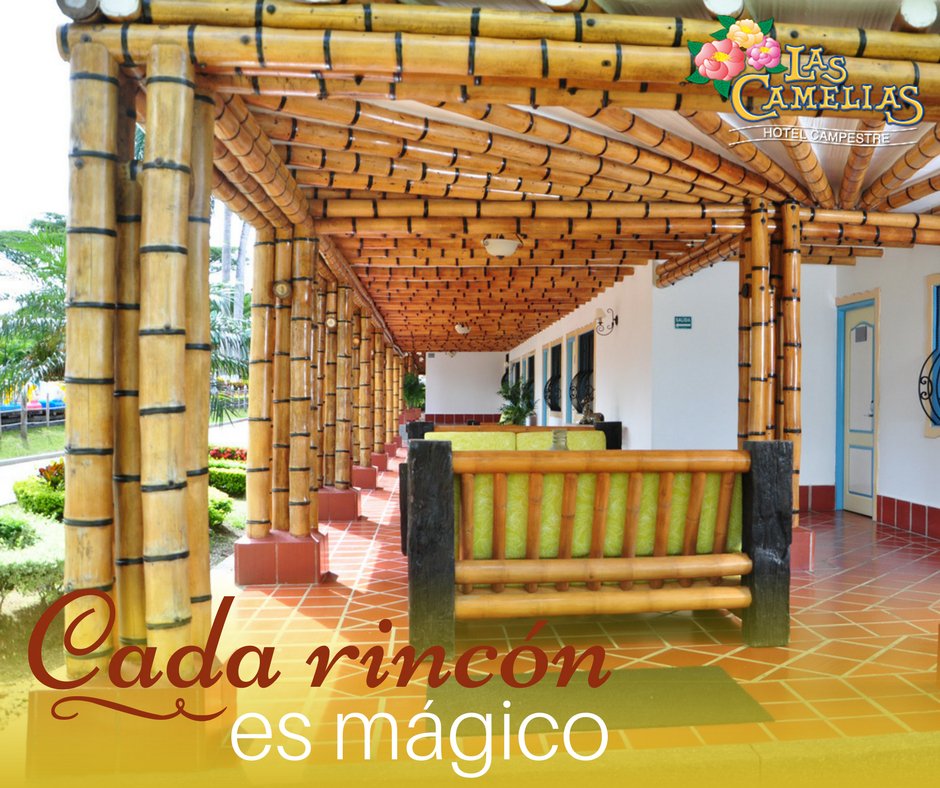 Cada rincón de #LasCamelias es mágico y perfecto para descansar.

#Hotel #vacaciones #tourism #travel #naturaleza #díasdesol 
#Colombia #buenatarde #guadua #zonasverdes #reserva