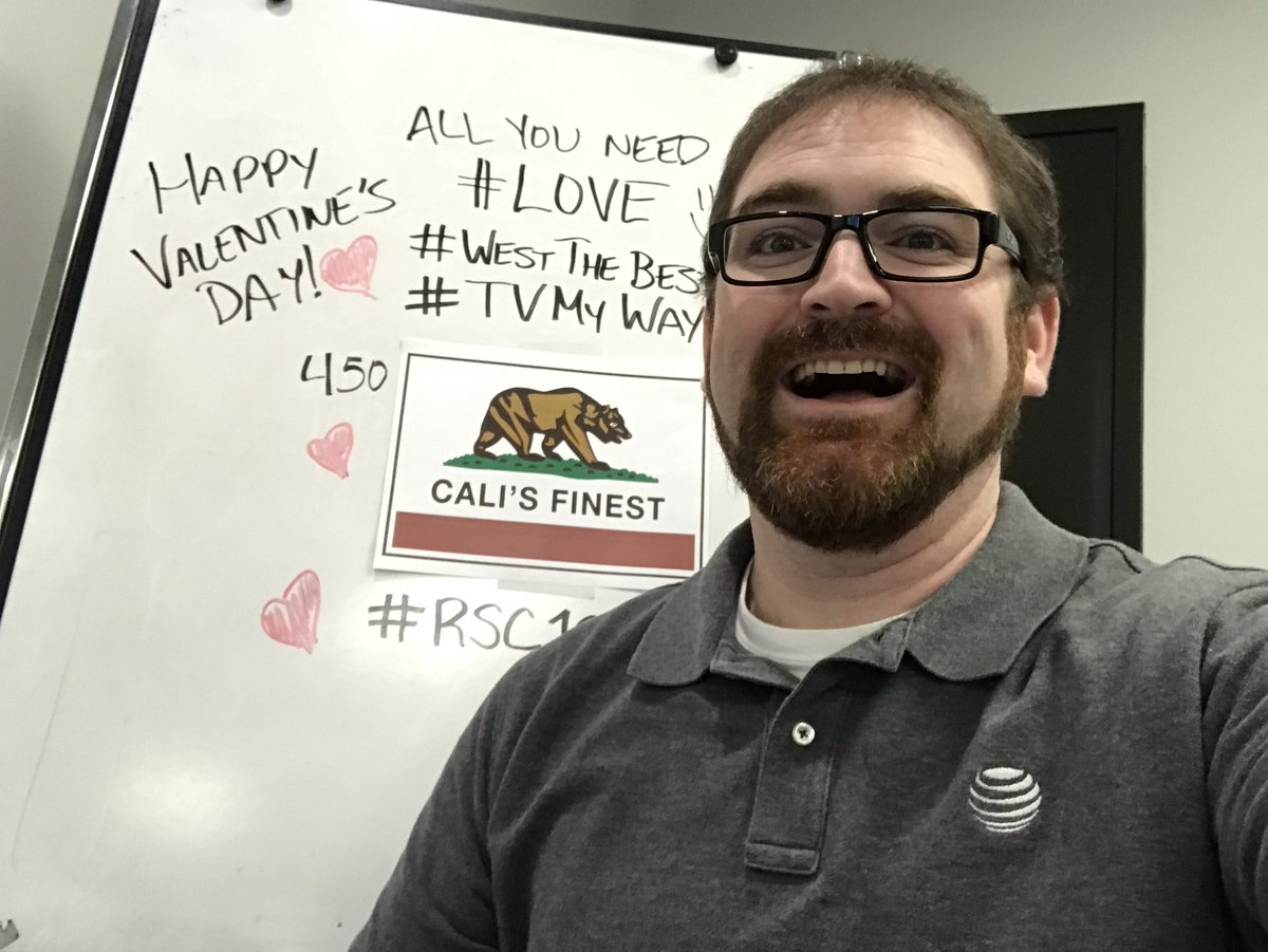 TerenceDunn13's tweet photo. #RSC1807 is feeling the love today on #HappyValentinesDay - @TUVirtualStudio is crushing it with these tunes and backgrounds ❤️❤️❤️ #LifeAtATT #TUProud #LoveATTStyle #CalisFinest #BlueCrew #AllYouNeedIsLove #LoveIsAllYouNeed @preston_jeanah @debbiedavislr @yellobricRhodes https://t.co/8nWubwCbYR