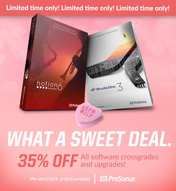 inthemixschool's tweet photo. @PresonusStudio1 Upgrades/Crossgrades 35% Off! @PreSonus  

https://t.co/V4ALj4YIK6 | #InTheMixDJschool #DJProducer #SweetDeal https://t.co/yYgKP6WLqQ