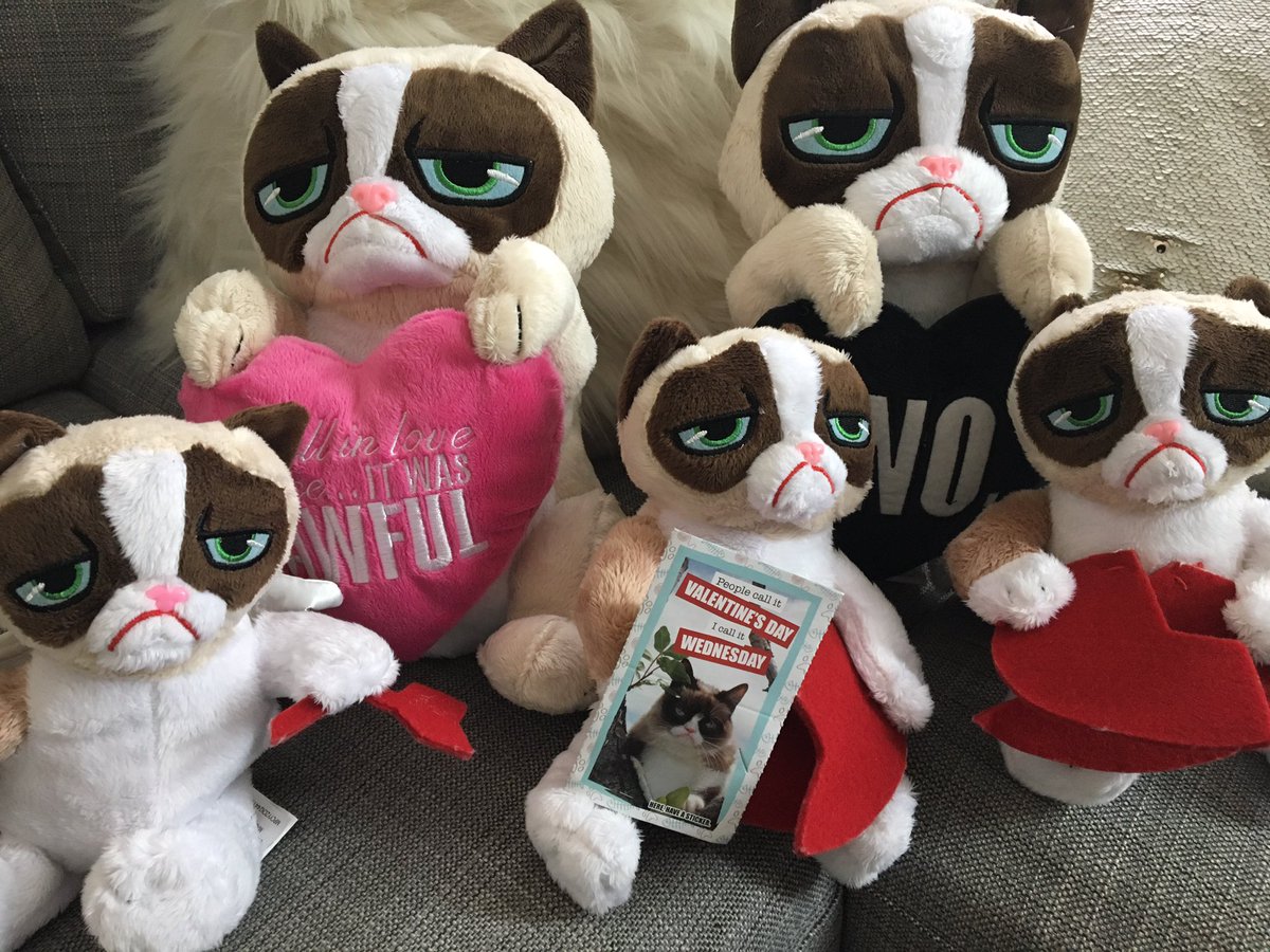 Had to hit up 3 CVSs but I finally got my loot. Happy Wednesday. @RealGrumpyCat