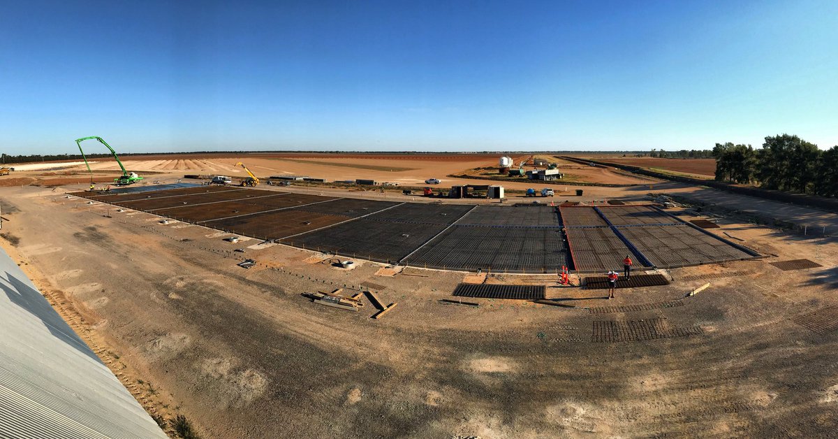 auscottltd's tweet photo. The new Trangie seed shed - ready for pouring of the concrete floor... 

#construction #cottoncountry #Trangie https://t.co/YEP2tSz1sC