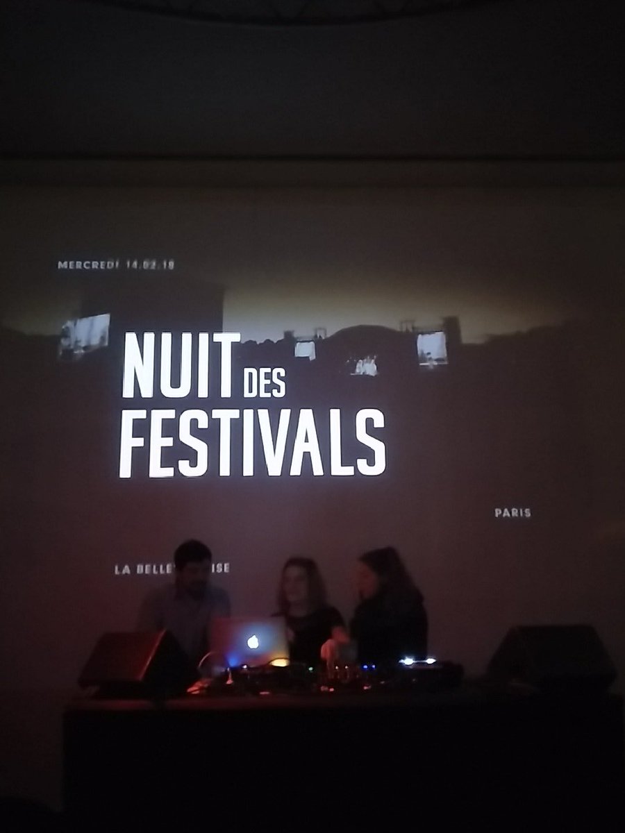 #NuitDesFestivals | Au cas où vous auriez pas compris le thème de la soirée.