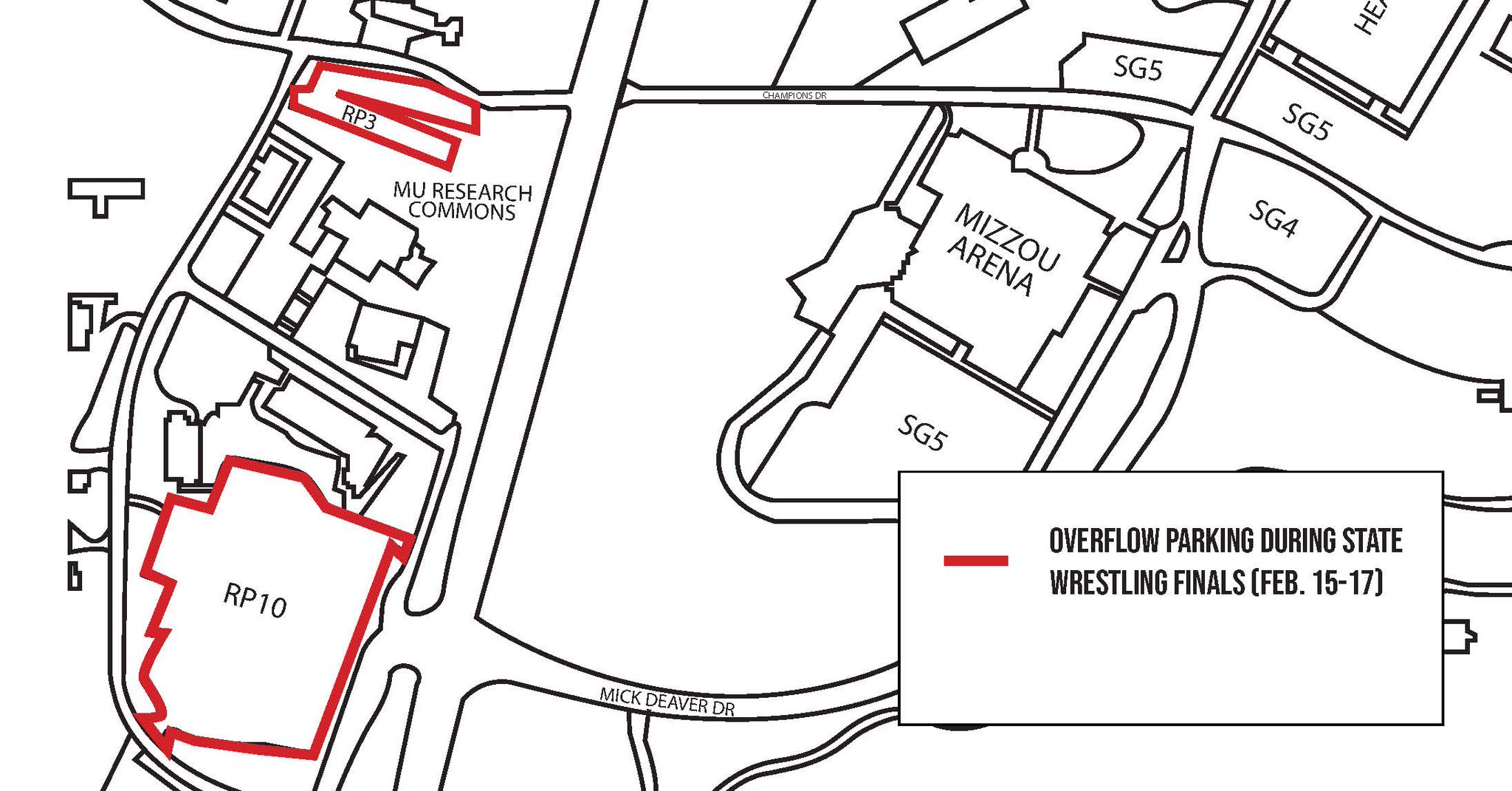 Mizzou Parking Lot Map Mizzou Parking Twitter પર: "If You're Wondering "Where The Heck Are Rp3 And  Rp10?" - We Got You Covered: Https://T.co/C4Nk4Qujgx" / Twitter