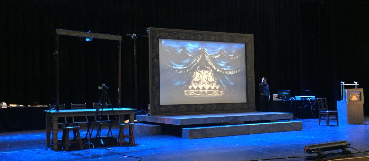 VadaSheidCDC's tweet photo. Alice in Wonderland tonight @VadaSheidCDC Stage ready! #rockthesheid #thesheid #nationalplayers https://t.co/ec77NvHW8r