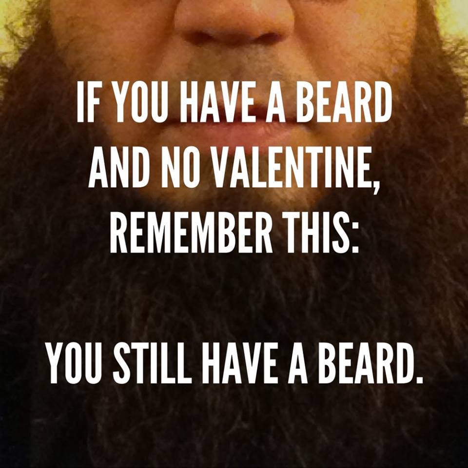 smokymountainb's tweet photo. Some Bearded Valentine's Day Advice😉
#smokymountainbeards #beardknowlege #manlybeard #growabeard #beardsrule #UpYourBeardGame #beardkit #beardsaretheanswer #beardpower #beard #beardedmen #beards #havingabeard #awesomebeard #notshaving #bearded #weirdbeard #longbeard #beardoil https://t.co/mYBkT1APU6