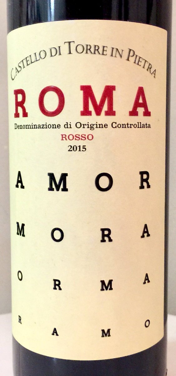Cerasuolo's tweet photo. Great wine label prime for #valentines day from #Roma DOC #Lazio    cin cin! #Italian red wine https://t.co/cwPSr1Ay6N
