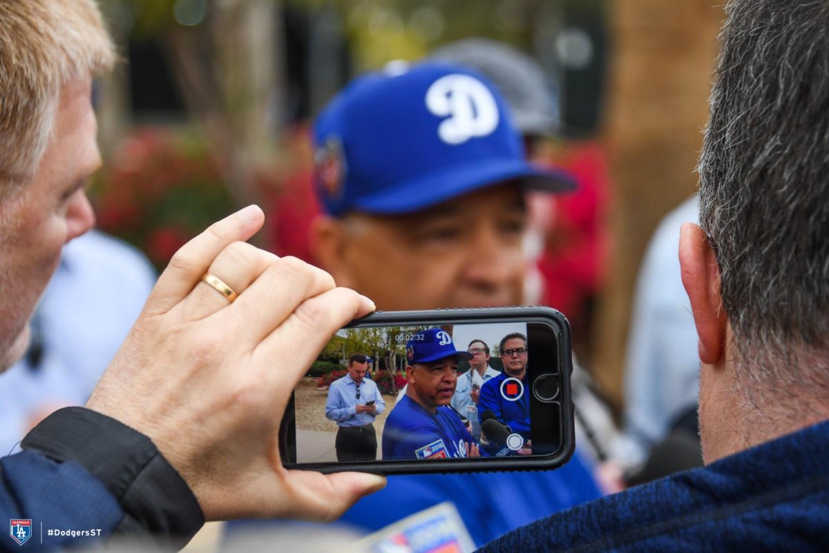 MLBDodgersball's tweet photo. Dodgers 2.14.18 https://t.co/nd4P4HiU09