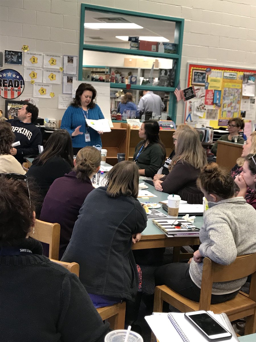 tawnya_soltis's tweet photo. Vertical PD for math workshop ideas at Bennett ES led by math PLC. Showing math knowledge collaboration! #allinformath #@BennettES_PWCS #learnandteacheachother https://t.co/0ssWjeeI8g