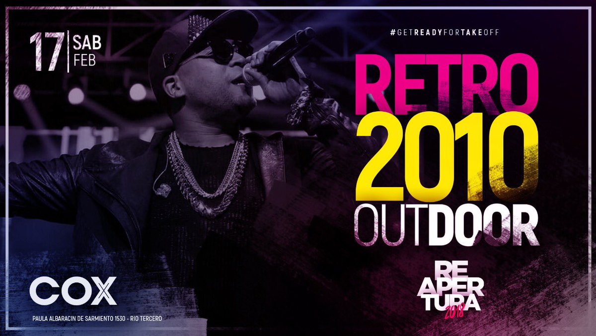 CclubAlmafuerte's tweet photo. ¿El Don? ¿Mc Caco? ¿Daddy? ¿La Champions? Tu pista indicada es la #Retro2010 #Outdoor de @CoxNightClub 💜 #reApertura 💃🏼🕺🏿 https://t.co/MIbCWNYwXK