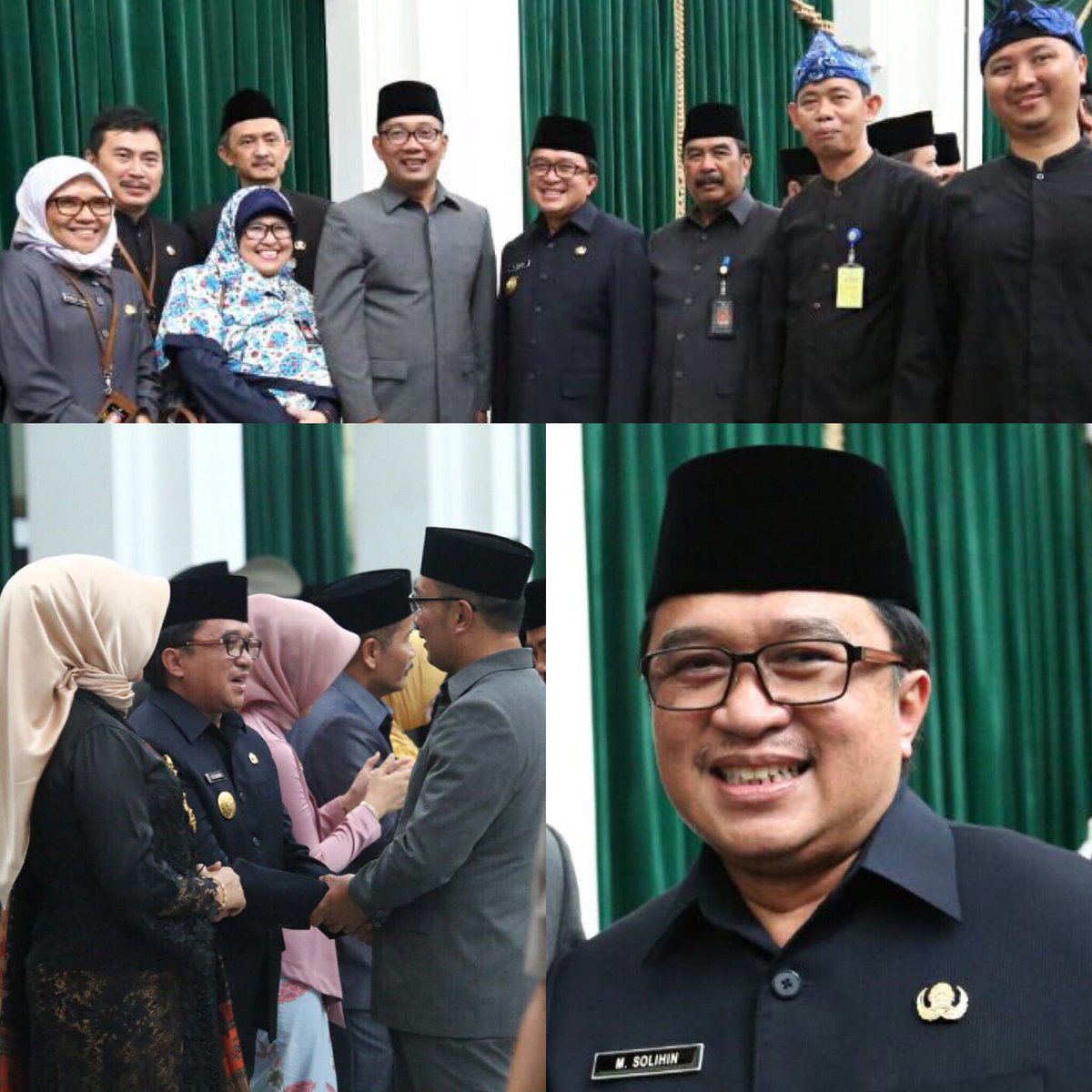 BEWARA. Warga Bandung tercinta, per hari ini saya sudah tidak menjabat sebagai Walikota Bandung. Digantikan oleh Bpk. M Solihin (Asisten Administrasi Setda Prop Jawa Barat). Semua urusan akan mulai hari ini akan ditangani oleh beliau sbg Pj Walikota. Demikian harap maklum. Nuhun.