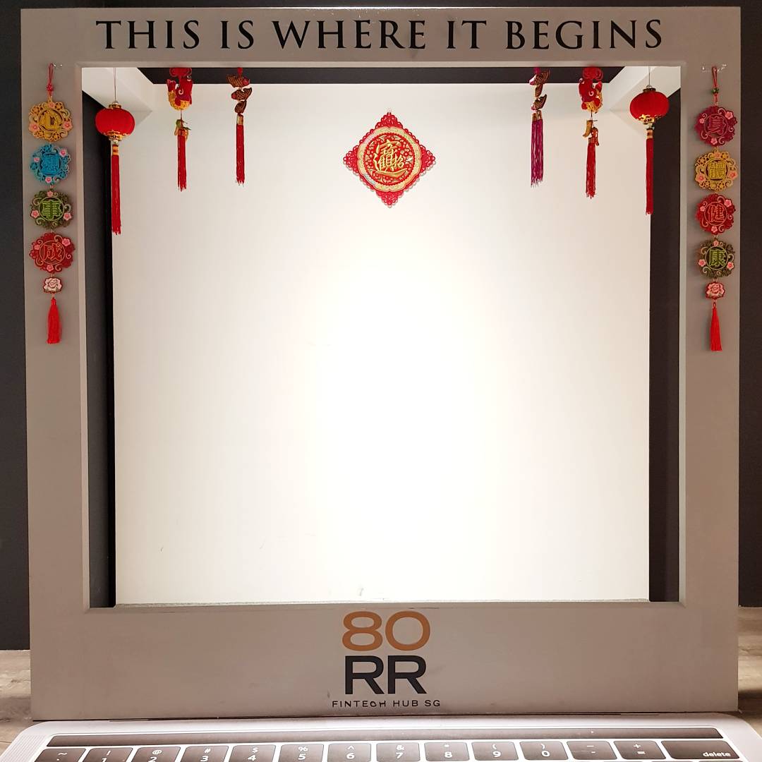 80RRsg's tweet photo. Wishing our members &amp; the FinTech industry a prosperous Lunar New Year! Pop by the feature wall for a pic &amp; don't forget to tag us ✌🏻 Like us and share! For leasing at 80RR: 80rr@hlhl.com.sg. https://t.co/BBG2bkrq7G #80rr #fintechhub #fintech #sgfintech #tech #startup https://t.co/EkHZj2LvOs