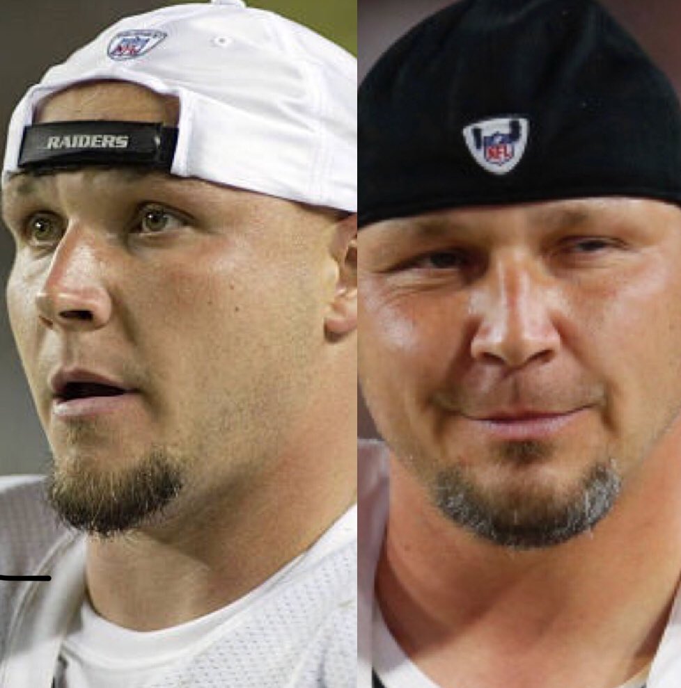 darrenrovell's tweet photo. 18 years with the Raiders comes to an end. Sebastian Janikowski grew up before our eyes. https://t.co/9avjIRZFSc
