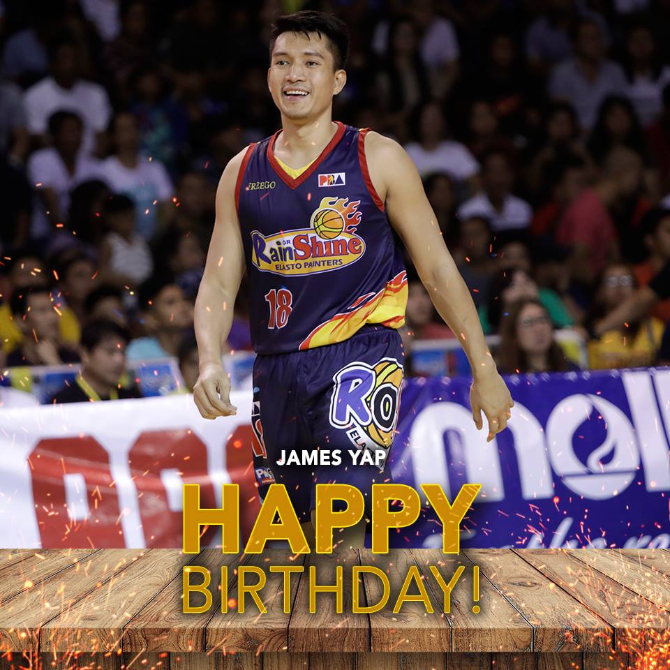 Happy 36th birthday to \Big Game\ JAMES YAP! 