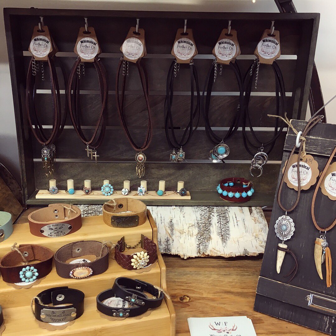 farmingshelly's tweet photo. Whimsical Feather Co. went local! #NewHampshire #PittsfieldNH #603 #ShopLocal #SupportLocal #HandmadeLove #BuyHandmade #ShopSmall #LocalShop #JewelryDisplay #Handcrafted #HandmadeJewelry #TurquoiseLove #Southwestern https://t.co/p7huM5Qs5o