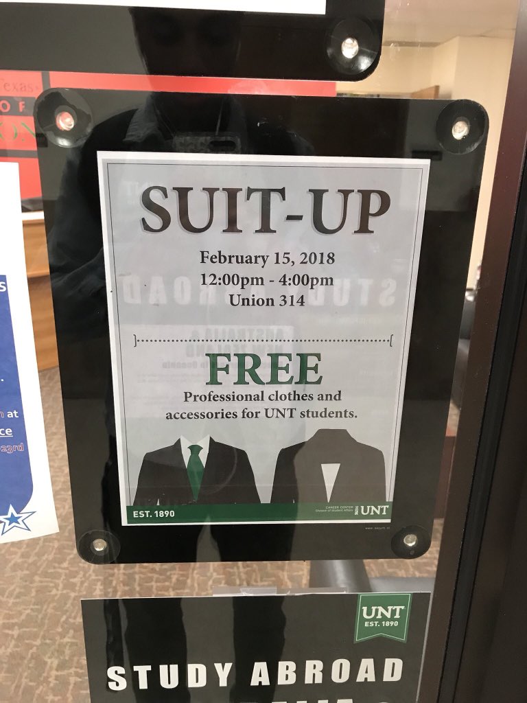 iDreamBIG32's tweet photo. @UNT_PWC will be on campus tomorrowβΌοΈπ
1) Check us out for #PrettyandProfessional π©πΎβπΌβ¨ from 12-2 in the Union (3rd floor) WE HAVE GIVEAWAYS ππ
2) Some of the ladies will be helping out with #UNTSUITUP π FREE PROFESSIONAL ATTIRE π±
Donβt miss out!!! https://t.co/G2DLW8RASb