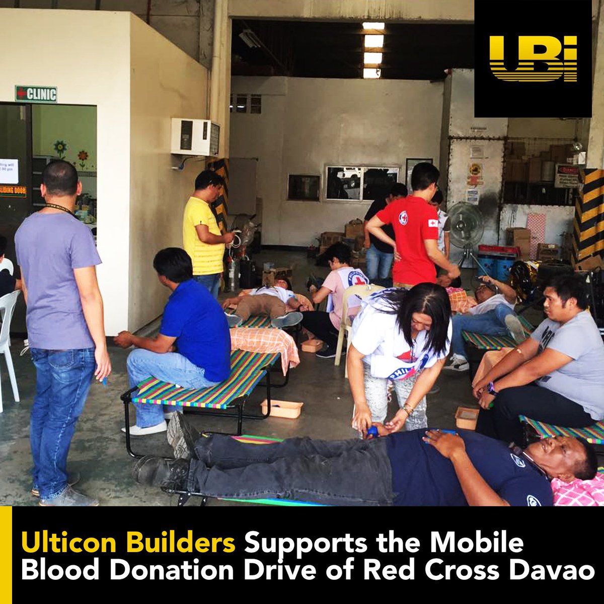 UlticonBuilders's tweet photo. Ulticon under the leadership of Charlie Gonzales has been actively supporting Red Cross Davao in it's programs including its Mobile Blood Donation Drive.  To learn more visit https://t.co/HxQyCHwCaV 
#ulticonbuilders #davaocity #redcrossdavao https://t.co/3ExWZpBXYF
