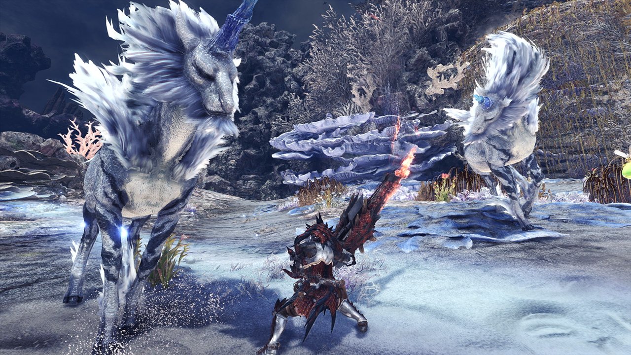 モンスターハンターワールド アイスボーン公式 モンハンワールド イベントクエスト情報 実施期間 2月9日 金 Am9 00 2月16日 金 Am8 59まで 双幻影 受注 参加条件 Hr８以上 ドドド三兄弟 受注 参加条件 Hr１３以上 縄張り争い決定戦