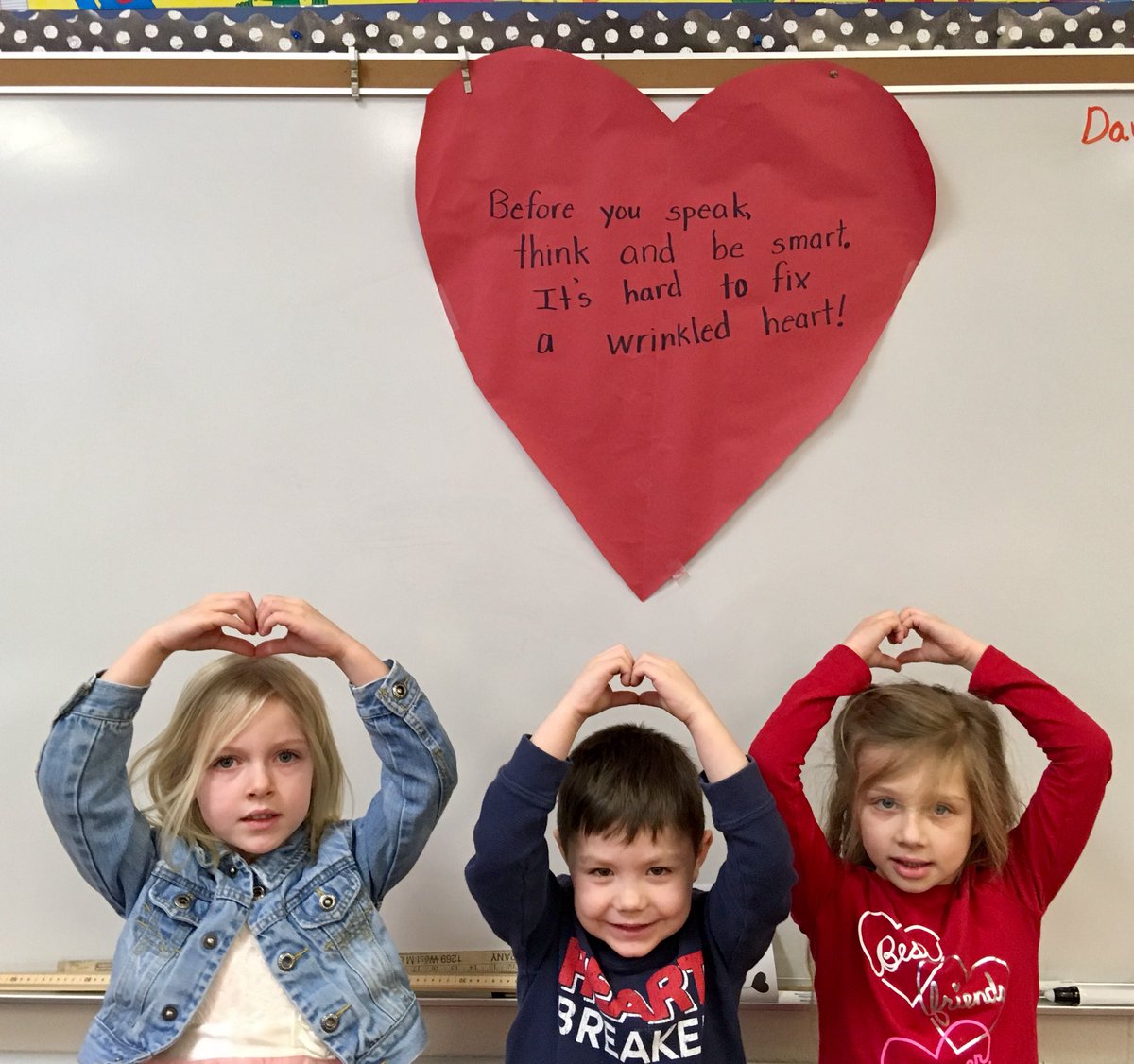 mrs_norland's tweet photo. Part of our Valentine activities included learning about the impact that mean words and actions can have on others.#apsdawson #bekind https://t.co/o8bG8UwNVm