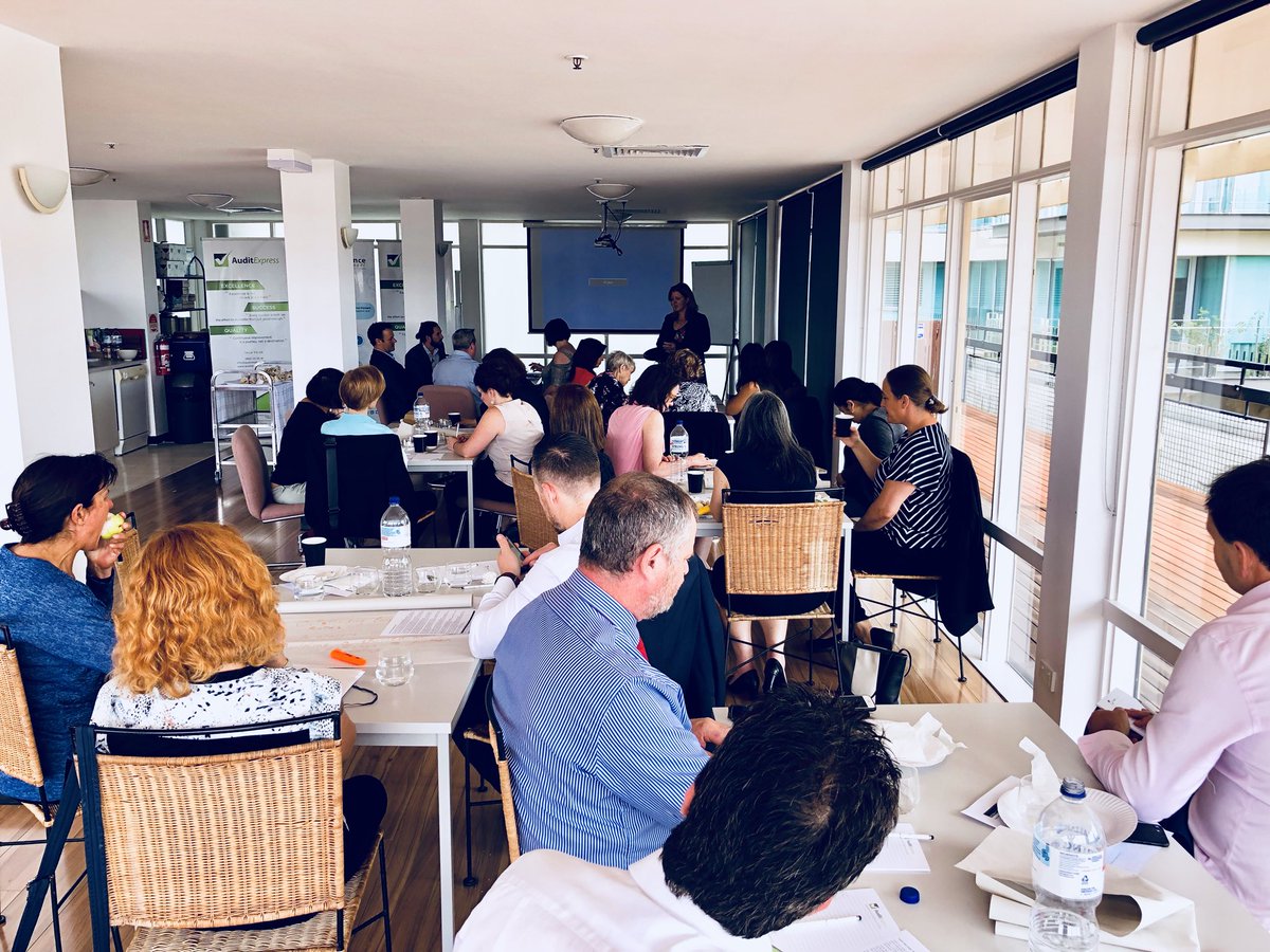 andrewshea2's tweet photo. Great event - RTO Leaders Lunch put on by @audit_express and @waperry  from Workforce Blueprint to discuss the state of the sector and meeting compliance requirements #qualityVET #auditexpress #workforceblueprint https://t.co/8bQUSgMkO0